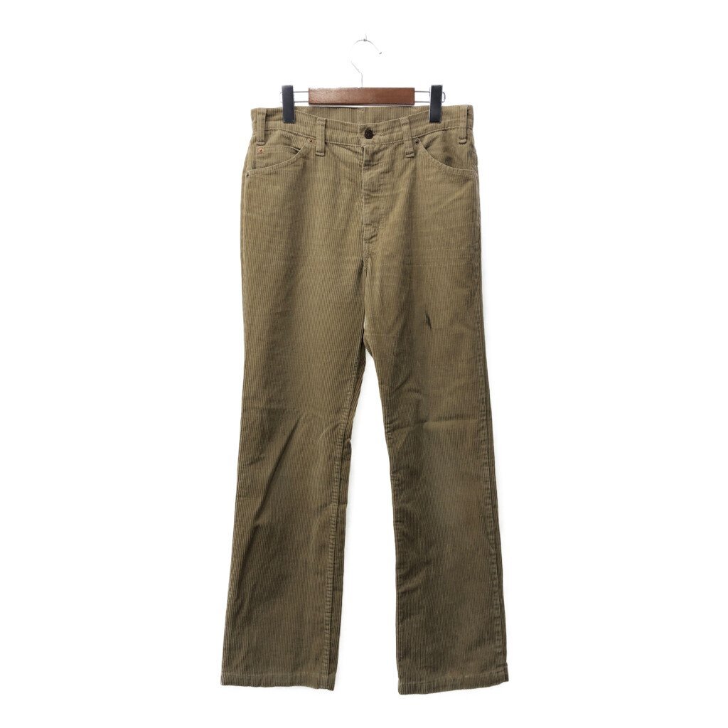 80年代 ベルギー製 Levi's リーバイス 519 コーデュロイ パンツ アメカジ ベージュ (メンズ 34/32相当) 中古 古着 Q2414_画像1