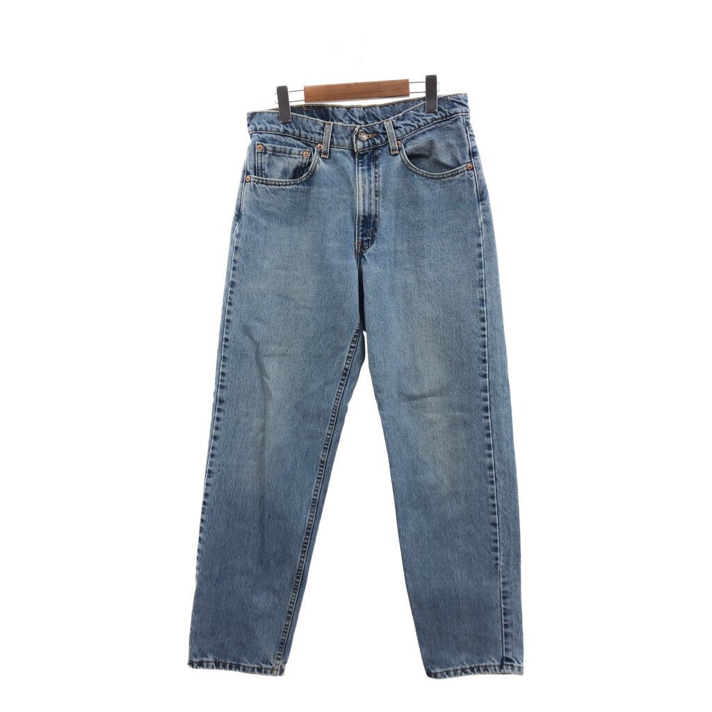 90年代 USA製 Levi's リーバイス 550 リラックスフィット デニムパンツ アメカジ ブルー (メンズ W32 L32) 中古 古着 Q2470_画像1