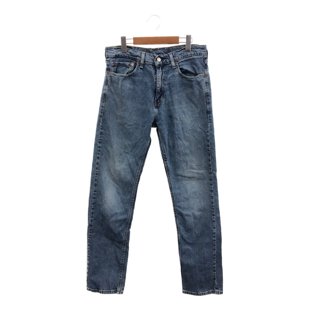 Levi's リーバイス 505 デニムパンツ アメカジ ブルー (メンズ W33 L32) 中古 古着 Q2525_画像1