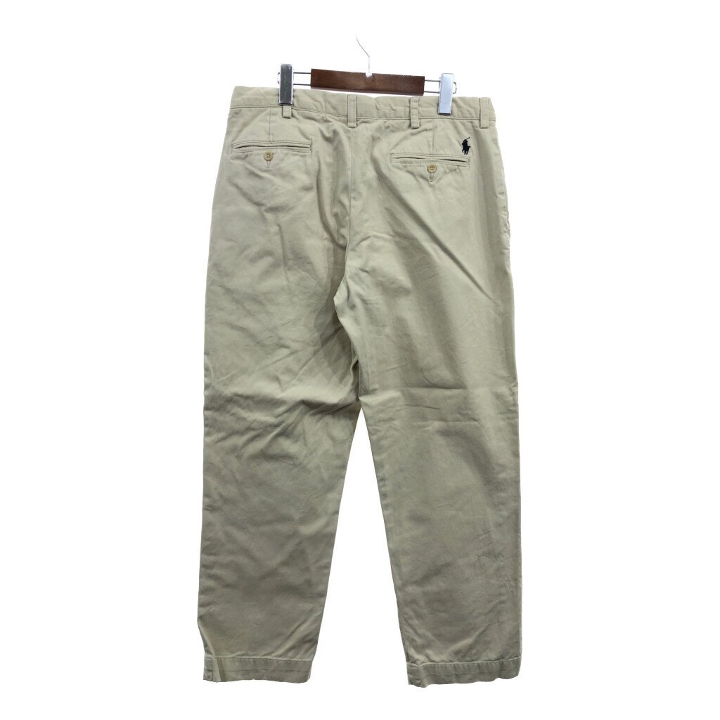 Polo by Ralph Lauren ポロ ラルフローレン PRESTON PANT チノパンツ ポロチノ ベージュ (メンズ 34/32) 中古 古着 Q2578_画像2