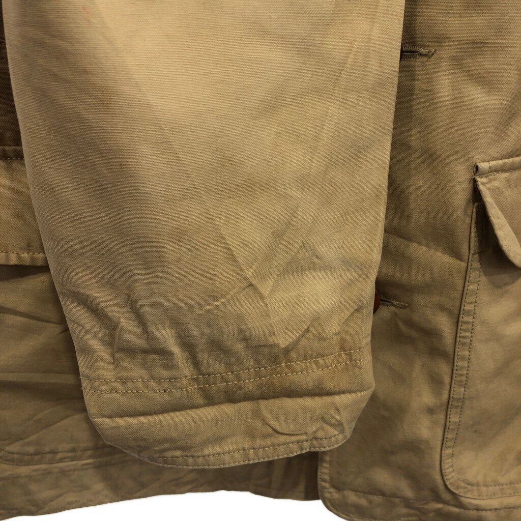 L.L.Bean エルエルビーン ハンティングジャケット アウトドア ベージュ (メンズ L) 中古 古着 P8998