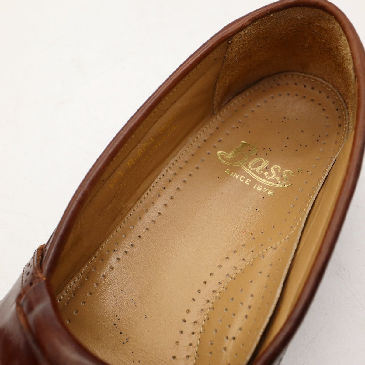SALE/// G.H.Bass&Co 本革 レザー 革靴 キルトタッセルローファー カジュアル ブラウン ( メンズ 8 1/2 D ≒ 26.5cm ) KA0097_画像6