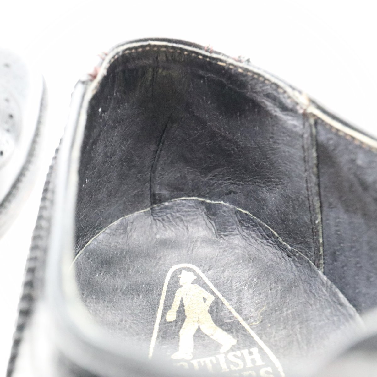 SALE/// USA製 BRITISH WALKERS 内羽根式 ウィングチップ 本革 レザー 革靴 レザーシューズ 通勤 ( メンズ 9.5 ≒ 27.5cm ) KA0072_画像8