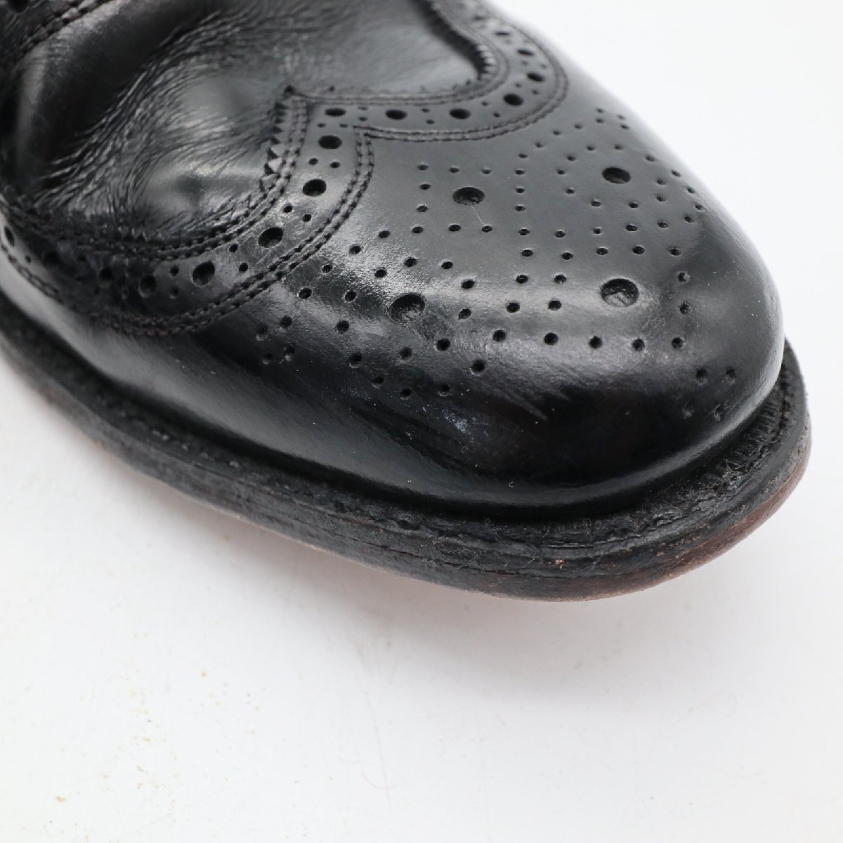 SALE/// USA製 BRITISH WALKERS 内羽根式 ウィングチップ 本革 レザー 革靴 レザーシューズ 通勤 ( メンズ 9.5 ≒ 27.5cm ) KA0072_画像6