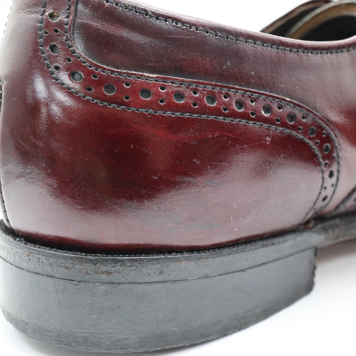 SALE/// USA製 Dexter 内羽根式 プレーントゥ 本革 レザー 革靴 サドルシューズ レザーソール ( メンズ 9 1/2M ≒ 27.5cm ) KA0094の画像7
