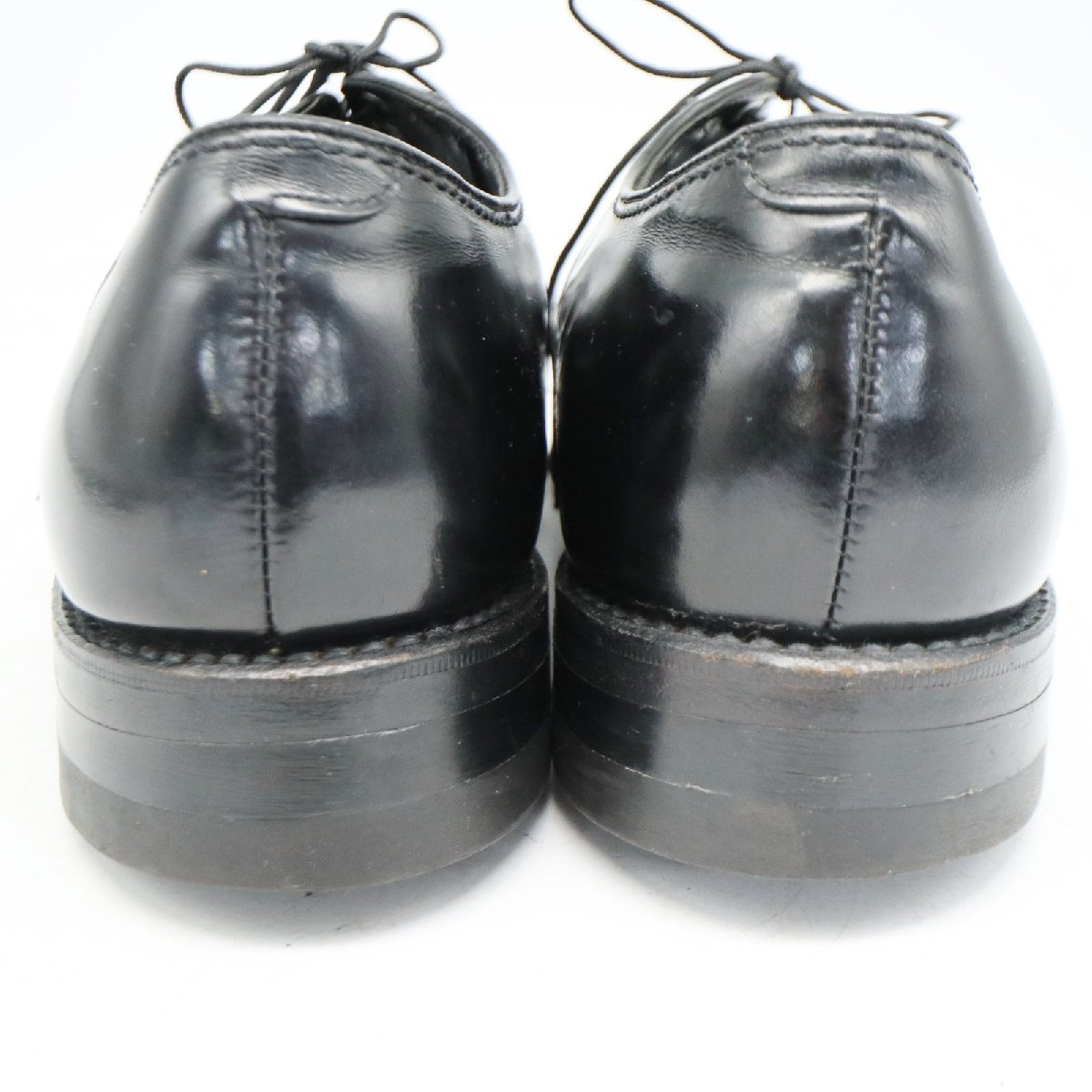 SALE/// 70-80年代 FLORSHEIM 外羽根式 本革 革靴 レザーシューズ 通勤 フォーマル ブラック ( メンズ 8 3E ≒ 26cm ) KA0146_画像4