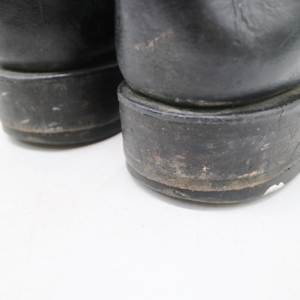 SALE/// FronTex スクエアトゥ 本革 レザ- ウエスタンブーツ カウボーイ 型押し 刺繍 ブラック ( レディース 3.5 ≒ 21.5cm ) KA0331_画像6