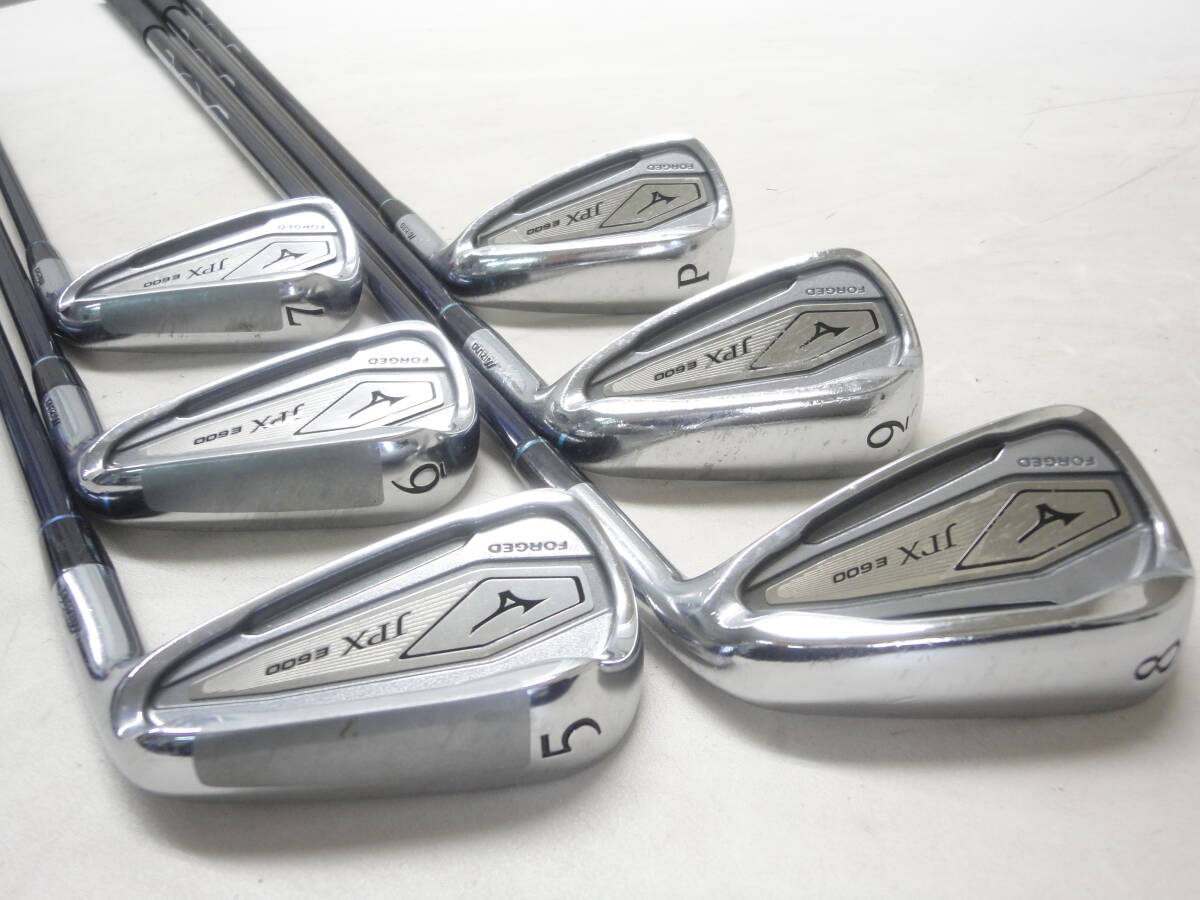 ★mizuno JPX E600 FORGED★メンズアイアンセット6本組★#5-#9,P★ミズノ★軟鉄鍛造★キャビティ★ゴルフクラブ★の画像3