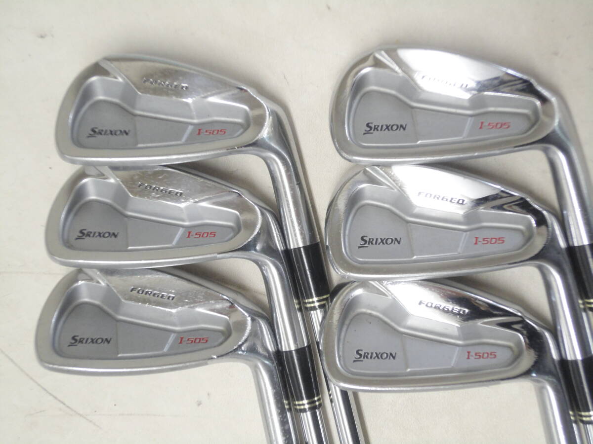 ★即決★SRIXON I-505 FORGED★メンズアイアンセット6本組★#5-#9,P★NSPRO950GH★S★スリクソン★DUNLOP★ゴルフクラブ★の画像4