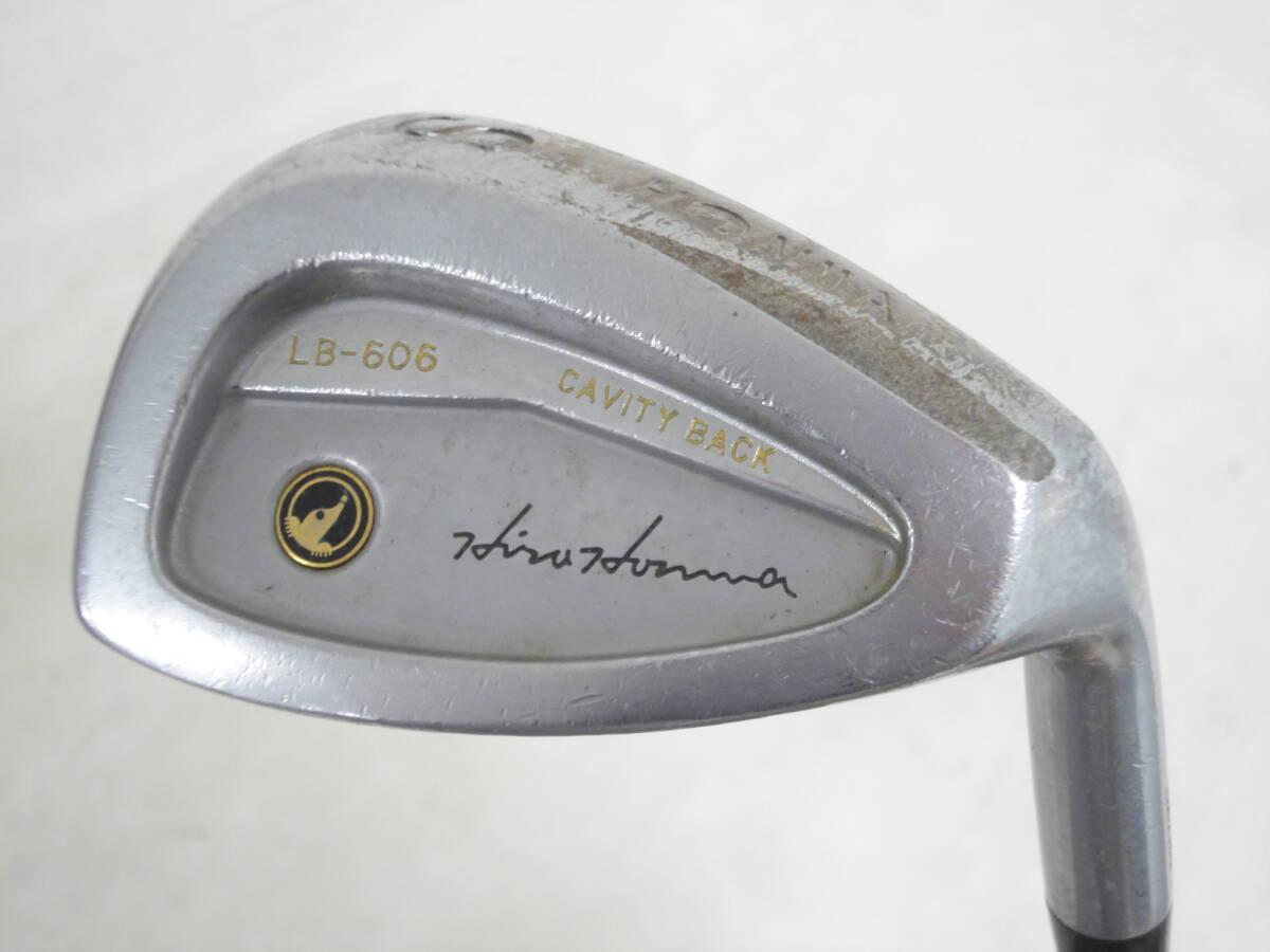 ★HONMA/本間★Hiro Honma LB-606 CAVITY BACK★メンズウェッジ★SW単品★ヒロホンマ★S-1★黒モグラ★ゴルフクラブ★_画像1