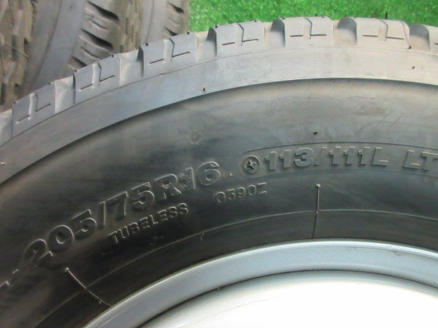 TOPY TS 16x5.5J 116.5-8TC 5H 205/75R16 113/111N LT 6本　エルフ タイタン 等　※ 個人宅配送不可　　2023.7.12.O.6-A80　23050110_画像7