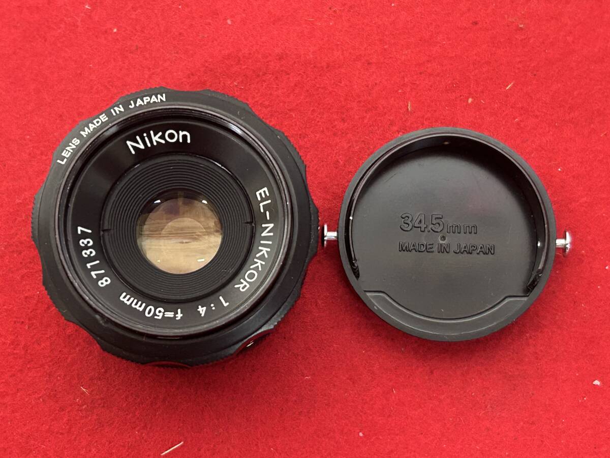 M-5878 ⑦ 【同梱不可】980円～ 現状品 Nikon/ニコン CP-2 EL-Nikkor 50mm f/4 1:4 f=50mm レンズ カメラ用品の画像6