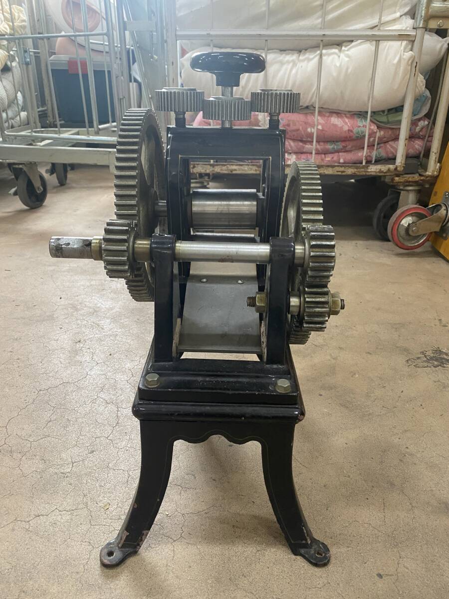 M-5823① [ shipping un- possible ]980 jpy ~ present condition goods SUZUKI DENTAL engraving roller pressure . machine metalworking shipping is not possible store taking over only 