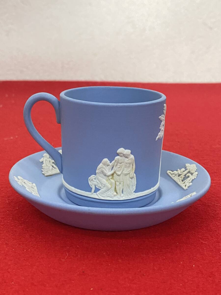 M-5842【同梱不可】980円～ 現状品　WEDGWOOD/ウェッジウッド　ミニカップ＆ソーサー　洋食器　食器　キッチン用品　_画像3