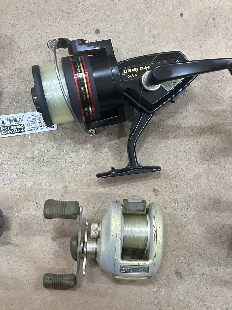 M-5889 【同梱不可】980円～ 現状品　釣具　リールまとめ　6点セット　SHIMANO　シマノ　釣り　フィッシング　_画像3