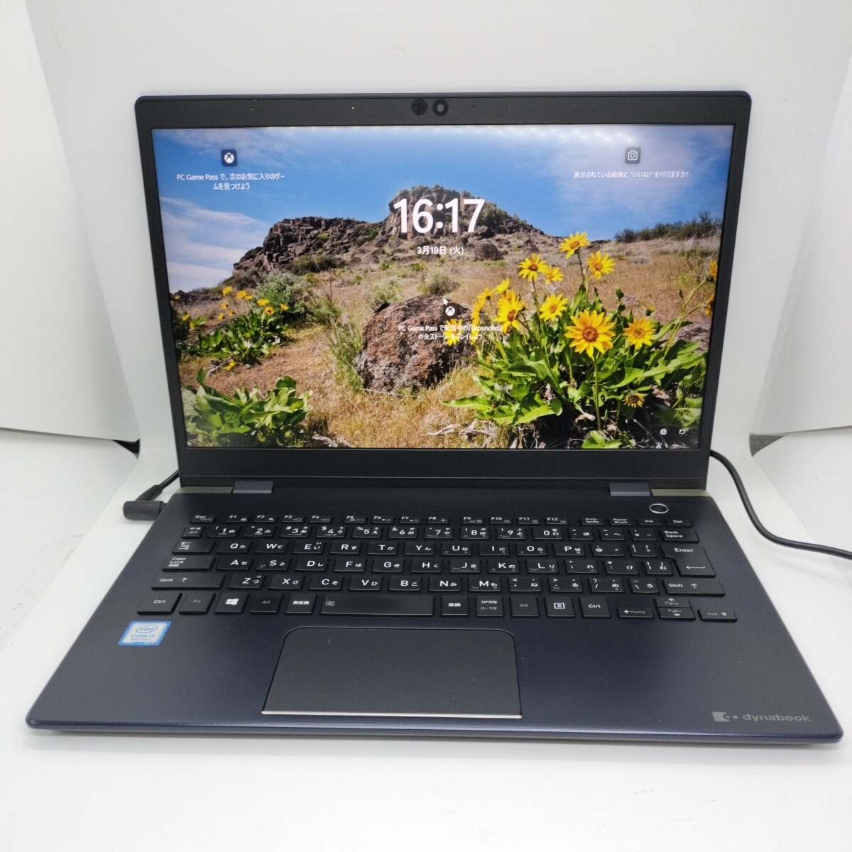 管理:PU-1914/ジャンク扱い/ TOSHIBA dynabook G83/DN/i5-8250U/8GB/256GB/Win11/フルHD/MS Office_画像1