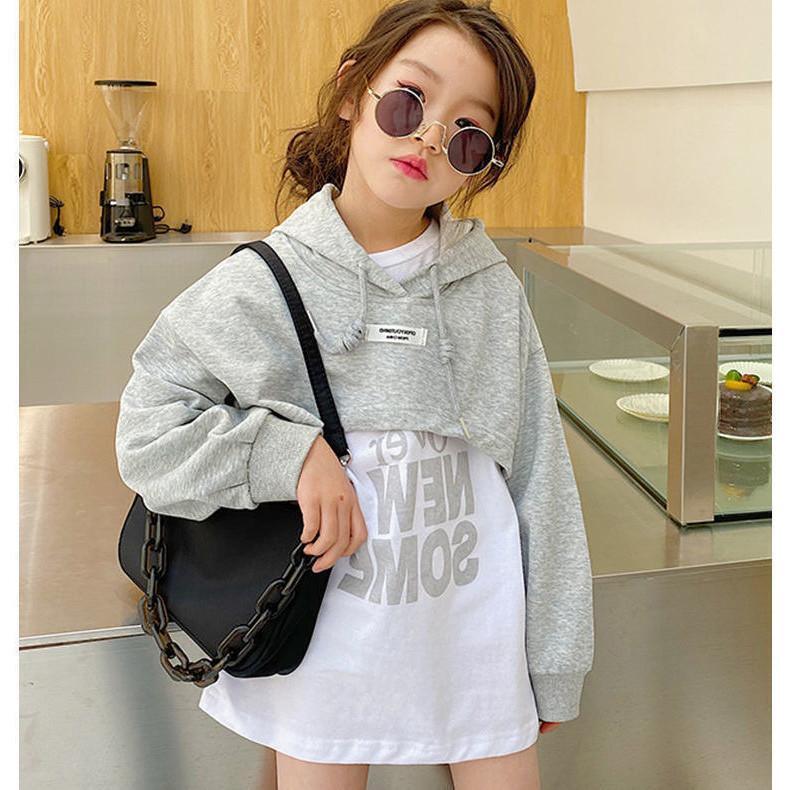 120cm Korea manner child clothes 2 point set! mini height sweat T-shirt Kids lovely 