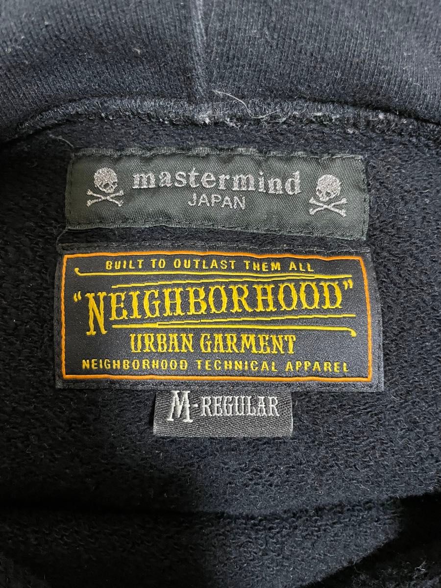 mastermind × neighborhood マスターマインド ネイバーフッド コラボ パーカー フーディー プルオーバー