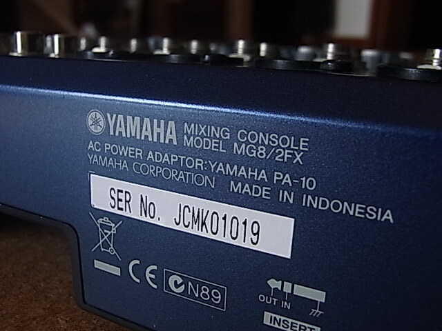 YAMAHA Yamaha MG8/2FX миксер эффектор c функцией стоимость доставки 750 иен ~ использование немного 