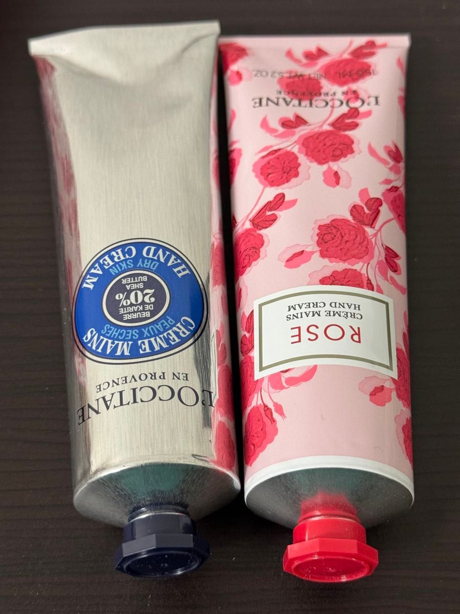 LOCCITANE ロクシタン  シア　ローズ　ハンドクリーム　150g どちらも一度だけ使用済み