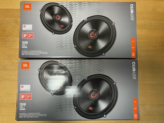 新品　JBL CLUB 620F モデリスタ　TRD 16cmコアキシャル2wayスピーカー MAX165w RMS55w　RAV4　カローラなどに_画像1