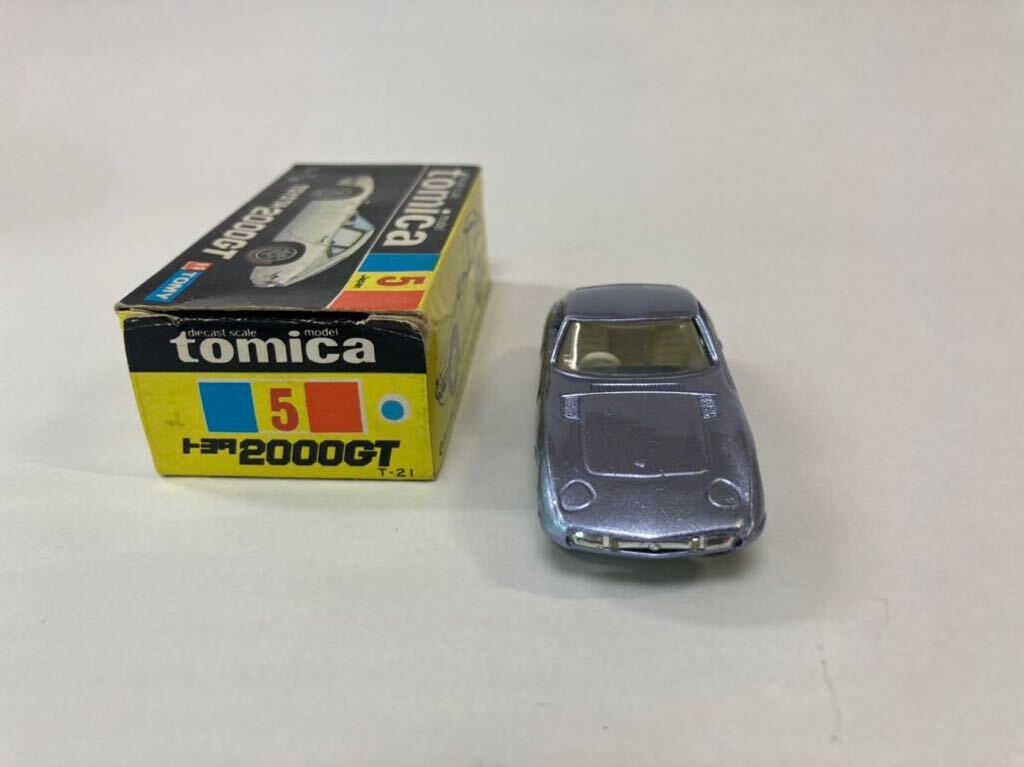 トミカ ミニカー　No5 トヨタ2000GT（銀）1Aホイール　色指定箱付き_画像6