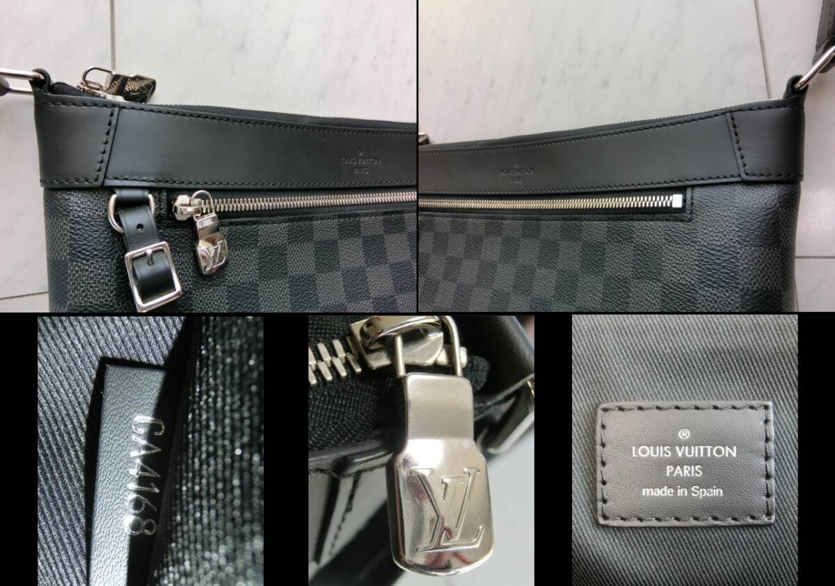 ●ルイ・ヴィトン●LOUIS VUITTON●ミックPM NM●N40003●ダミエ・グラフィット●中古●の画像6