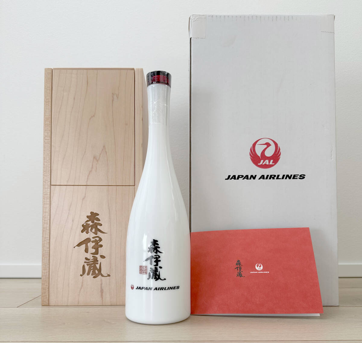 【新品/未開栓】森伊蔵 長期熟成12年貯蔵 JAL 25周年記念ボトル 芋焼酎 25度 720ml / 古酒 大古酒_画像1