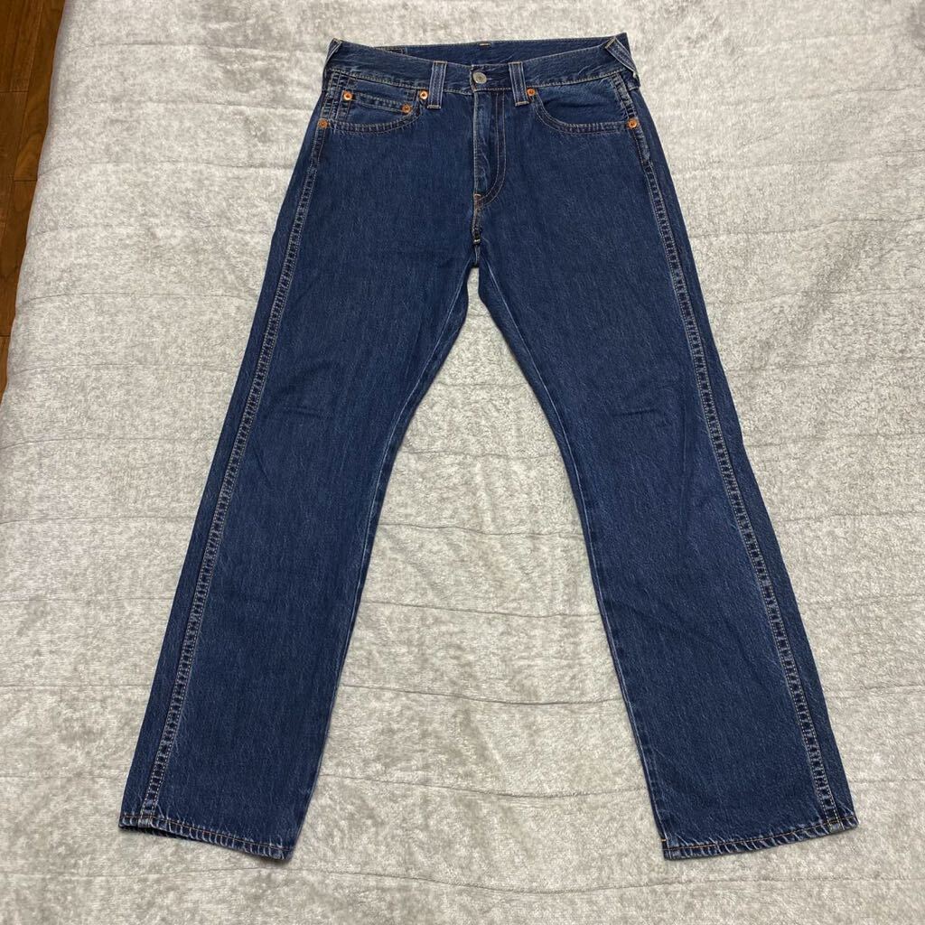 3C【着少】LEVIS リーバイス プレミアム PREMIUM 52496-0004 ビッグE デニム ジーンズ ジーパン パンツ 32 レア STRAIGHT ストレート 格安_画像1