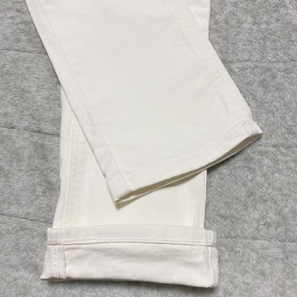 3C【着少】Wrangler ラングラー WM0111 白 ホワイトデニム ジーンズ ジーパン パンツ 30 MADE IN JAPAN 日本製 ストレッチ 格安の画像10