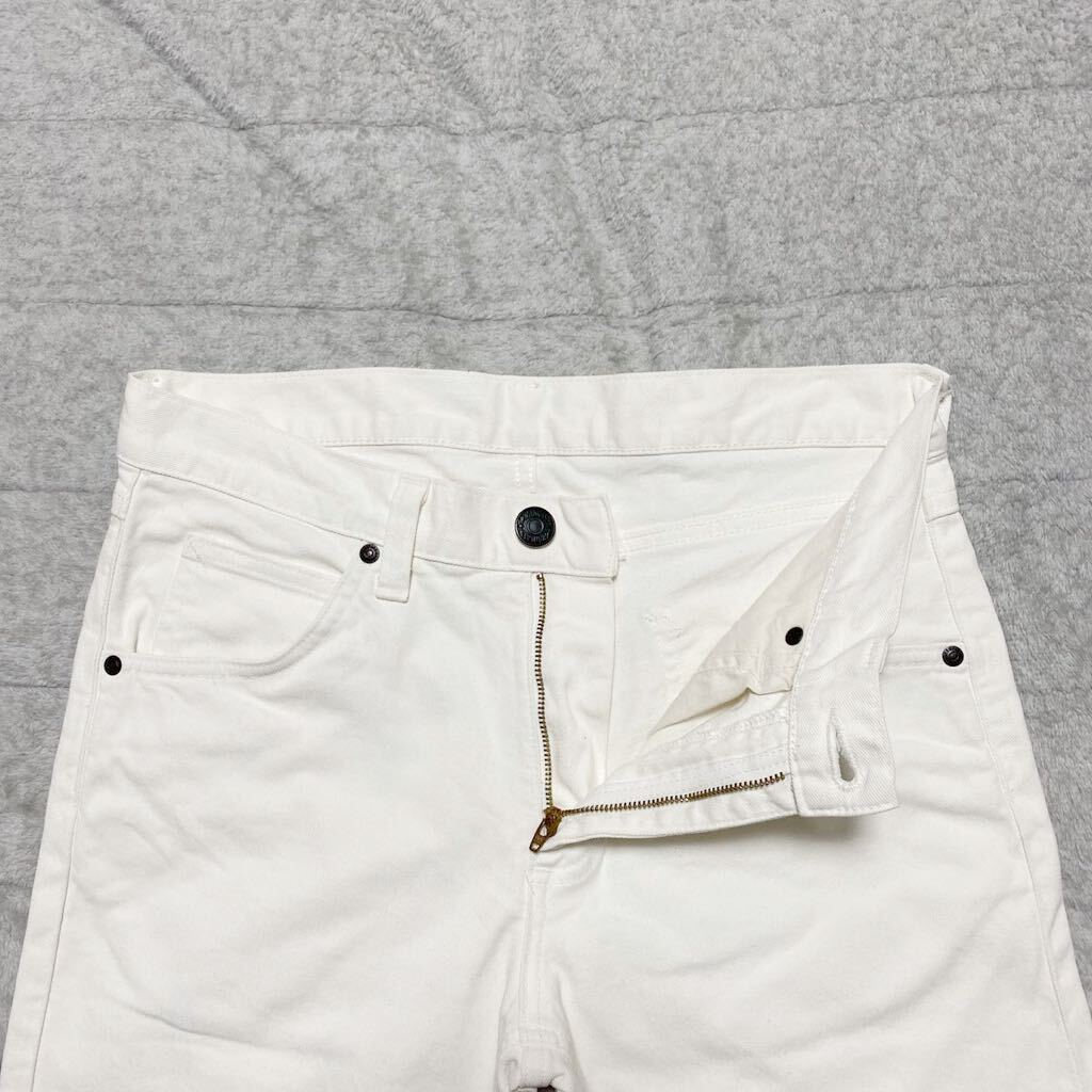 3C【着少】Wrangler ラングラー WM0111 白 ホワイトデニム ジーンズ ジーパン パンツ 30 MADE IN JAPAN 日本製 ストレッチ 格安の画像6