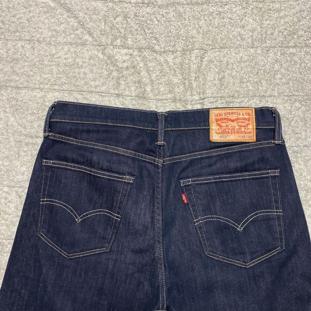 3C LEVIS リーバイス 522 デニム ジーンズ ジーパン パンツ 32 STRAIGHT ストレート 紺 ネイビー 16882-0064 格安_画像5