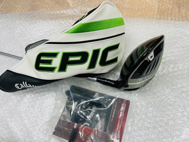 【中古美品】CALLAWAY・キャロウェイ/エピックマックス EPIC MAX 1Ｗ希少ロフト12°ドライバー＋現行エアスピーダー＋レンチ＋HCレディース_画像1