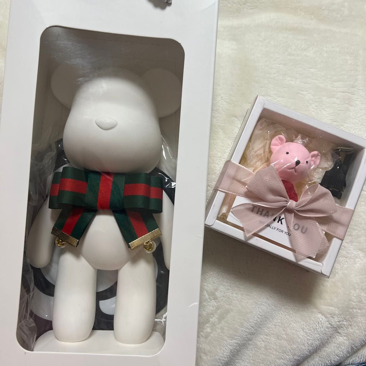 【韓国】くまちゃんルームフレグランス大小セット アロマストーン