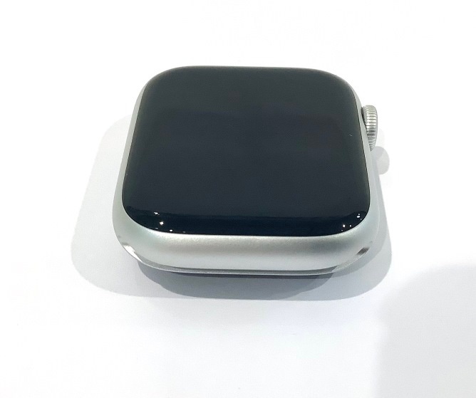 【美品】Apple Watch Series9 シルバー 45mm バッテリー容量100％ MR9E3J/A A2980 スポーツバンドS/M バンド未使用　【中古】KB-8148_画像7