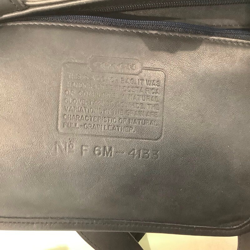 コーチ（COACH）4133 オールドコーチ ヴィンテージ レザー ハンドバッグ トート ブラック【中古】KB-8127_画像8