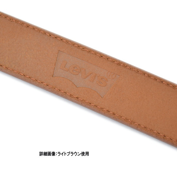 6021LBR LEVI'S リーバイス 牛革 ベルト 35mm 6021　ライトブラウン 新品本物_画像7