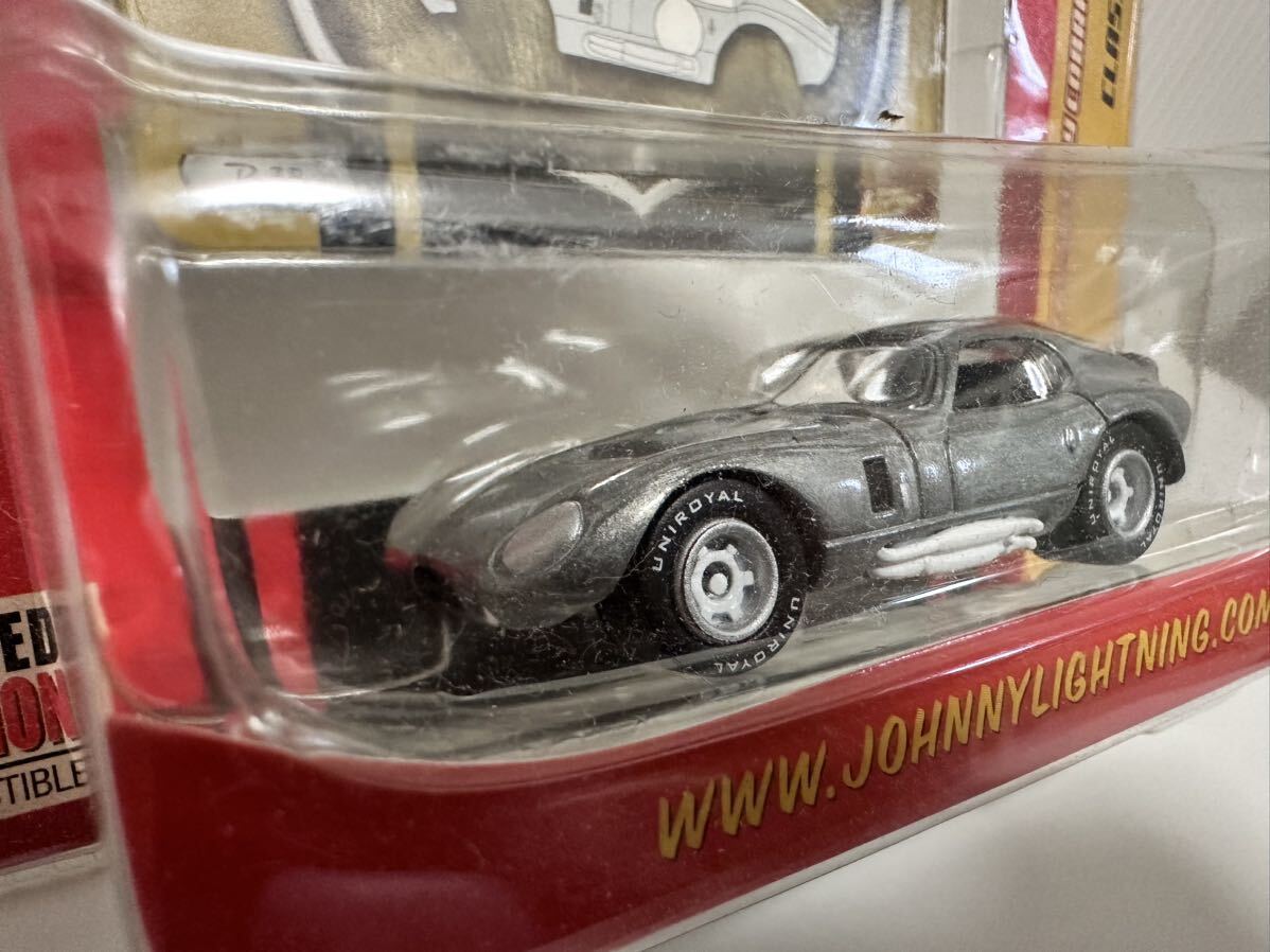 ジョニーライトニング　johnny lightning classic gold collection R38 1965 SHELBY COBRA DAYTONA シェルビー コブラ デイトナ JL アメ車 _画像3