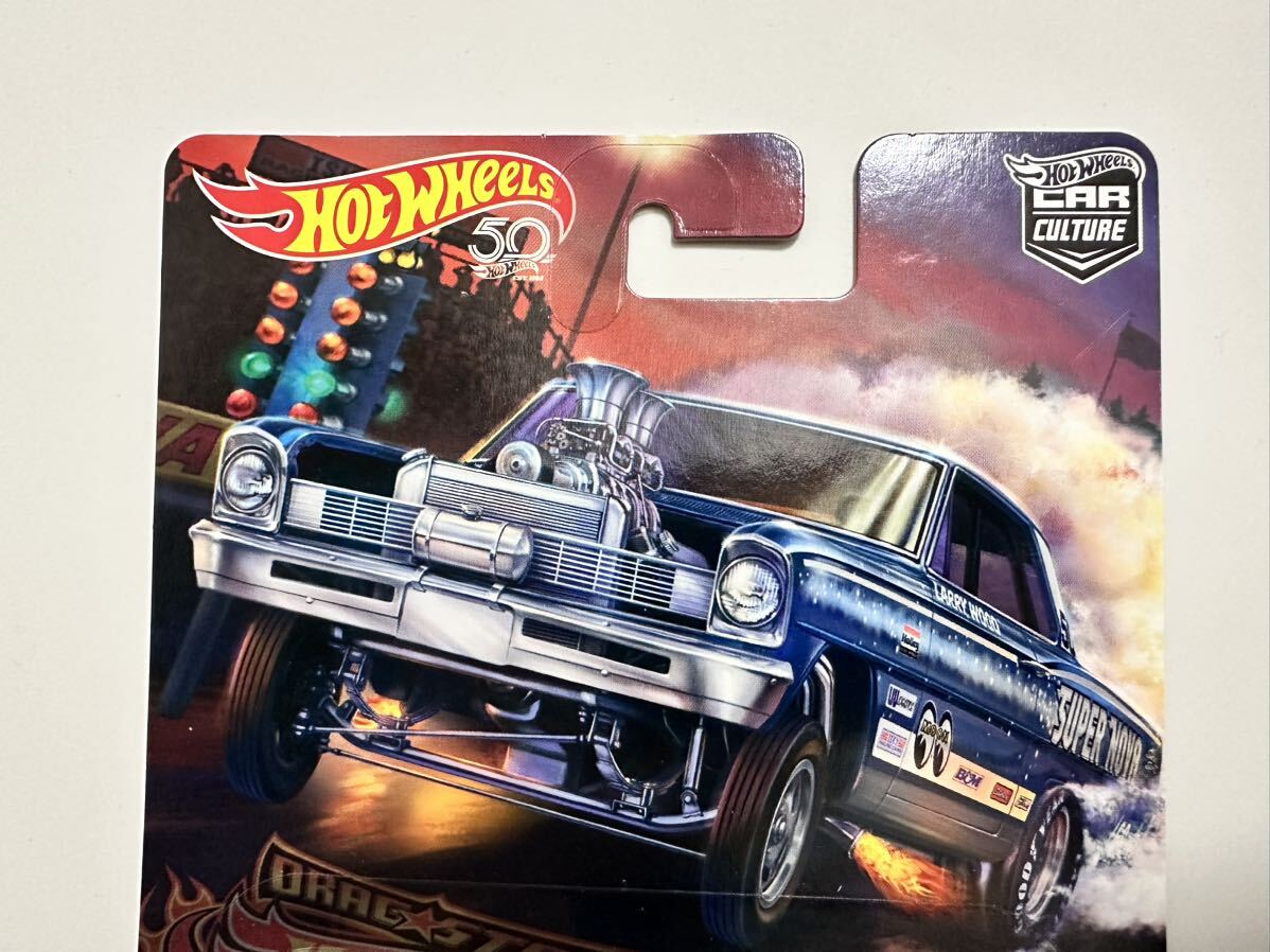 ホットウィール Hot Wheels DRAG STRIP DEMONS '66 SUPER NOVA LARRY WOOD MOON EYES ドラッグ シェビー スーパーノヴァ シボレー _画像5