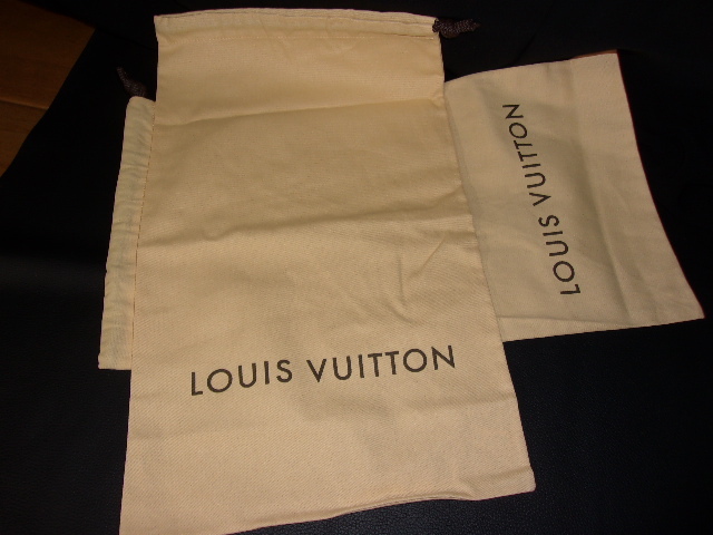 ルイ ウ”ィトン LOUIS VUITTON  保存布袋2点（未使用）の画像1