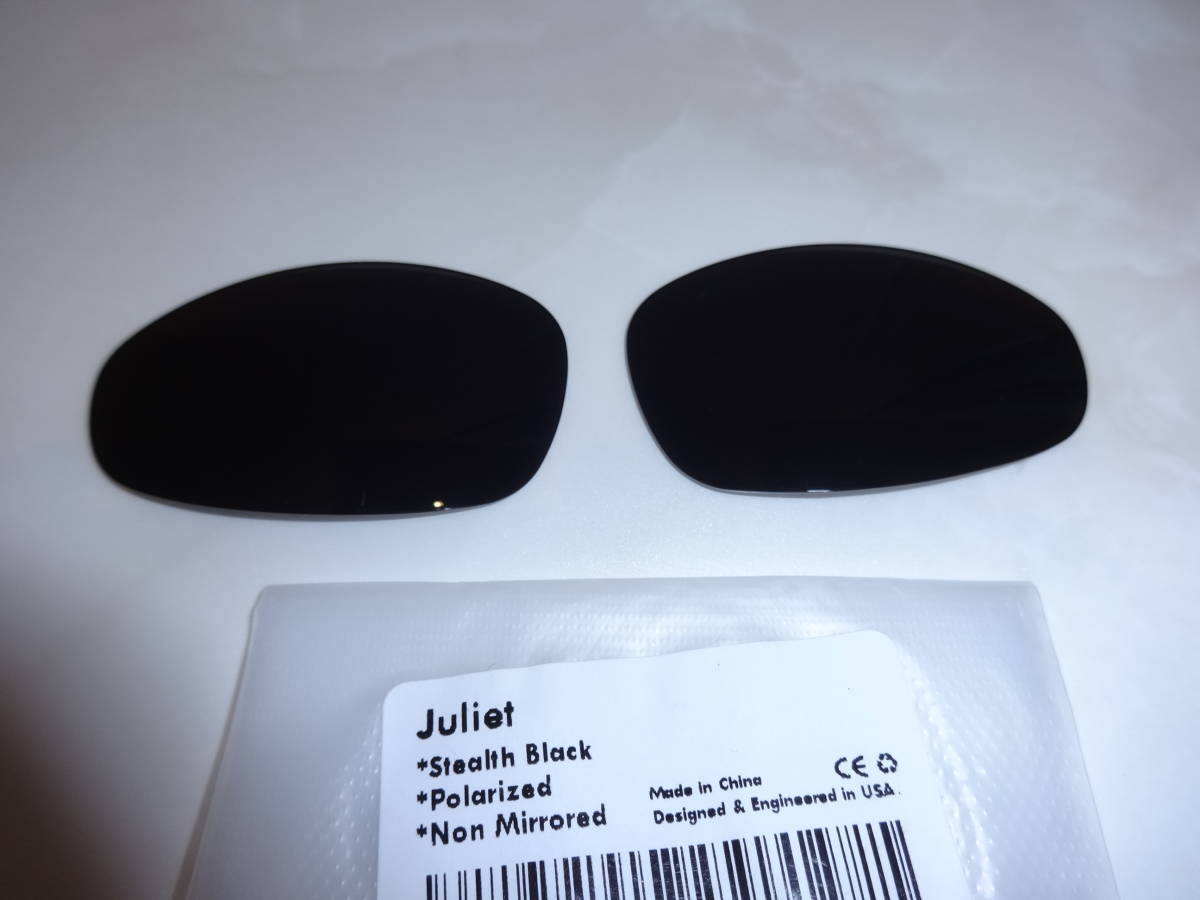  urgent price cut!* Oacley Jeury eto for custom polarizing lens STEARTH BLACK Color Polarized new goods OAKLEY JULIET