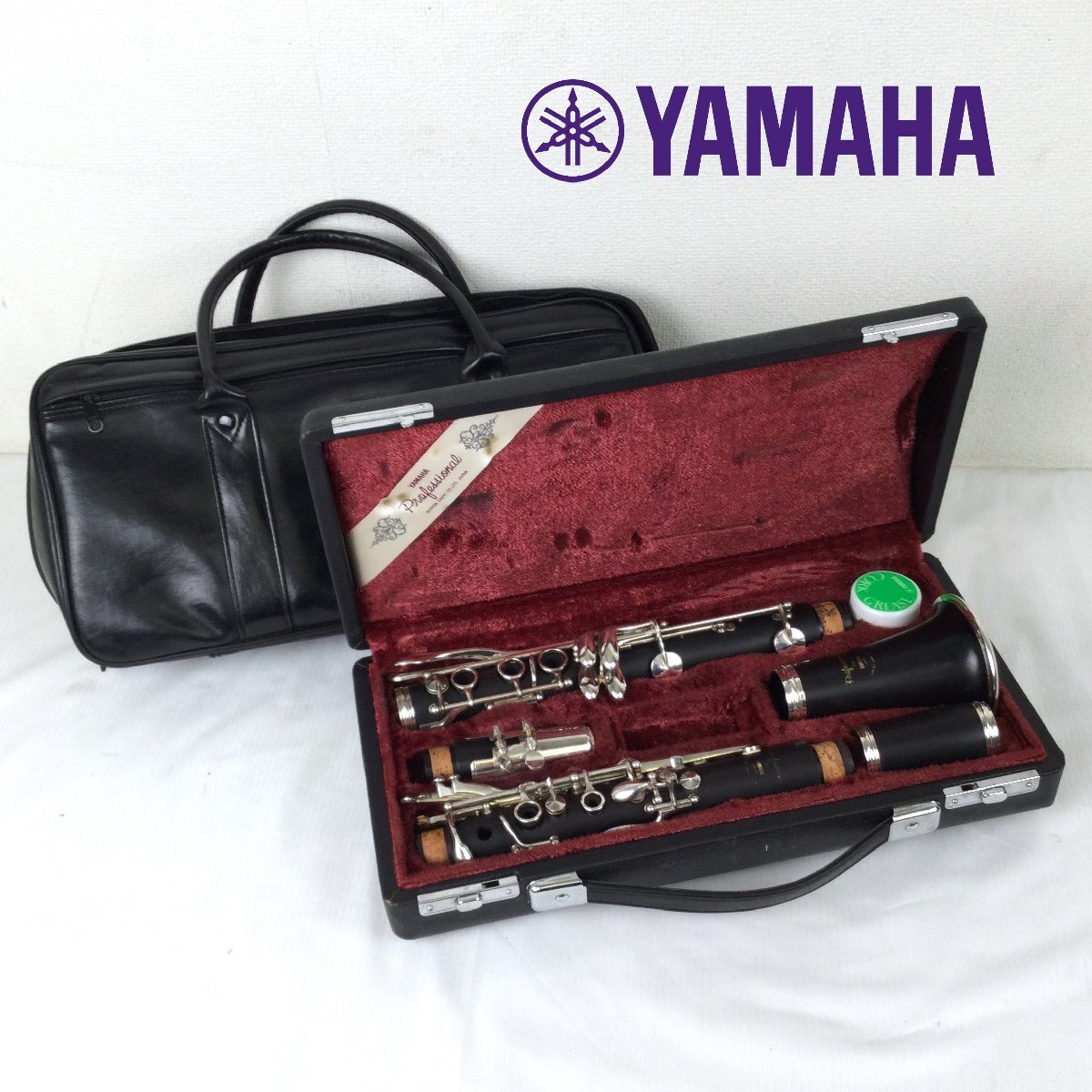 1203【ジャンク】 YAMAHA ヤマハ 651 クラリネット 管楽器 ハードケース付 吹奏楽器
