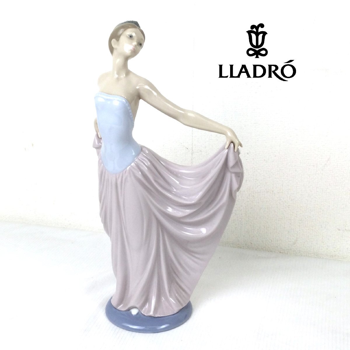 1203 LLADRO リヤドロ No.5050 踊る少女 フィギュリン 置物 陶器 人形 スペイン_画像1