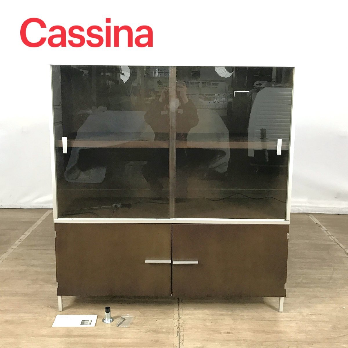 1203 Cassina カッシーナ INTER-DECOR MODERN モダン キャビネット 飾り棚 幅120cm PIERO LISSONIの画像1