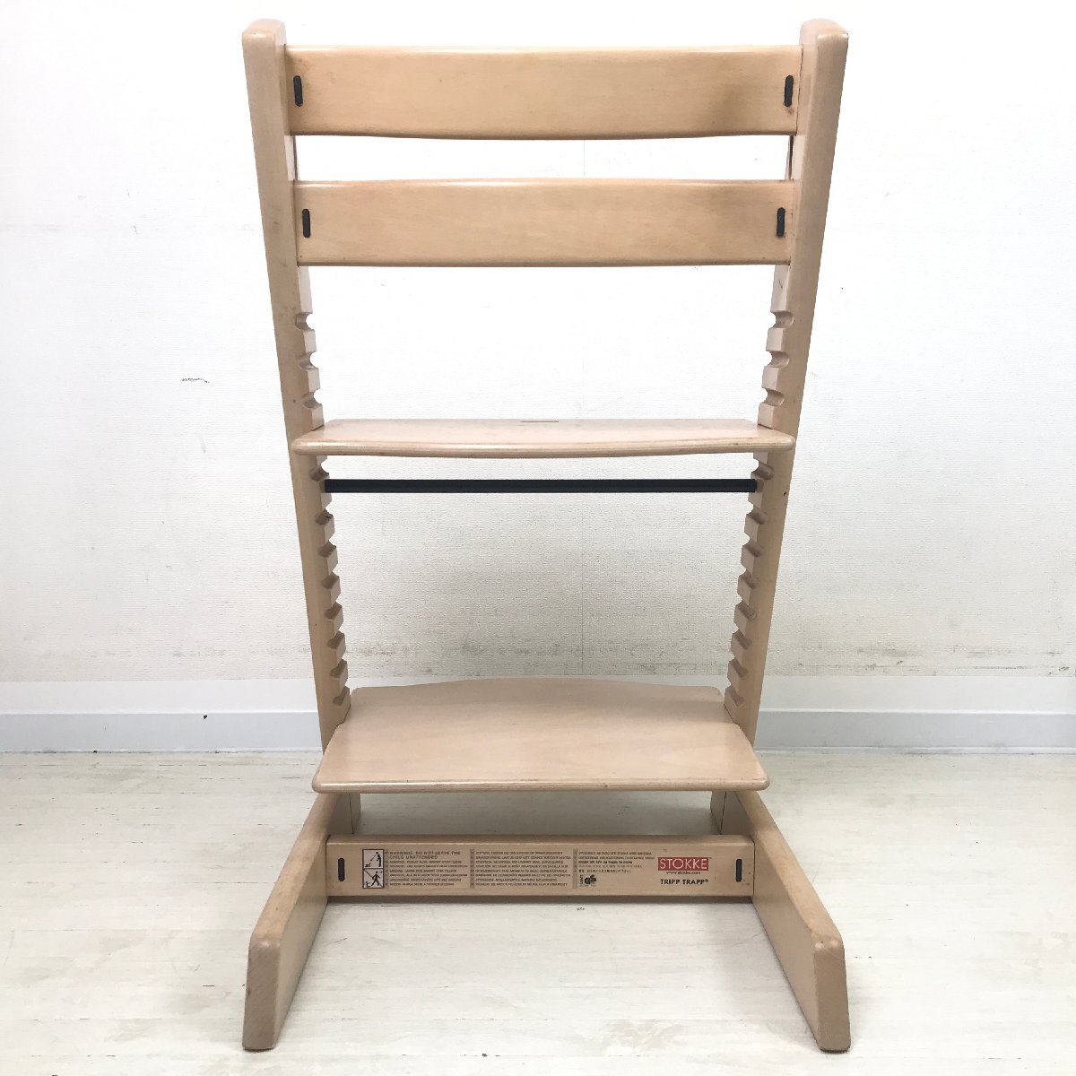 1203 STOKKE ストッケ TRIPP TRAPP トリップ トラップ ベビーチェア 子供椅子 木製 カラー/ホワイトウォッシュ ④の画像3