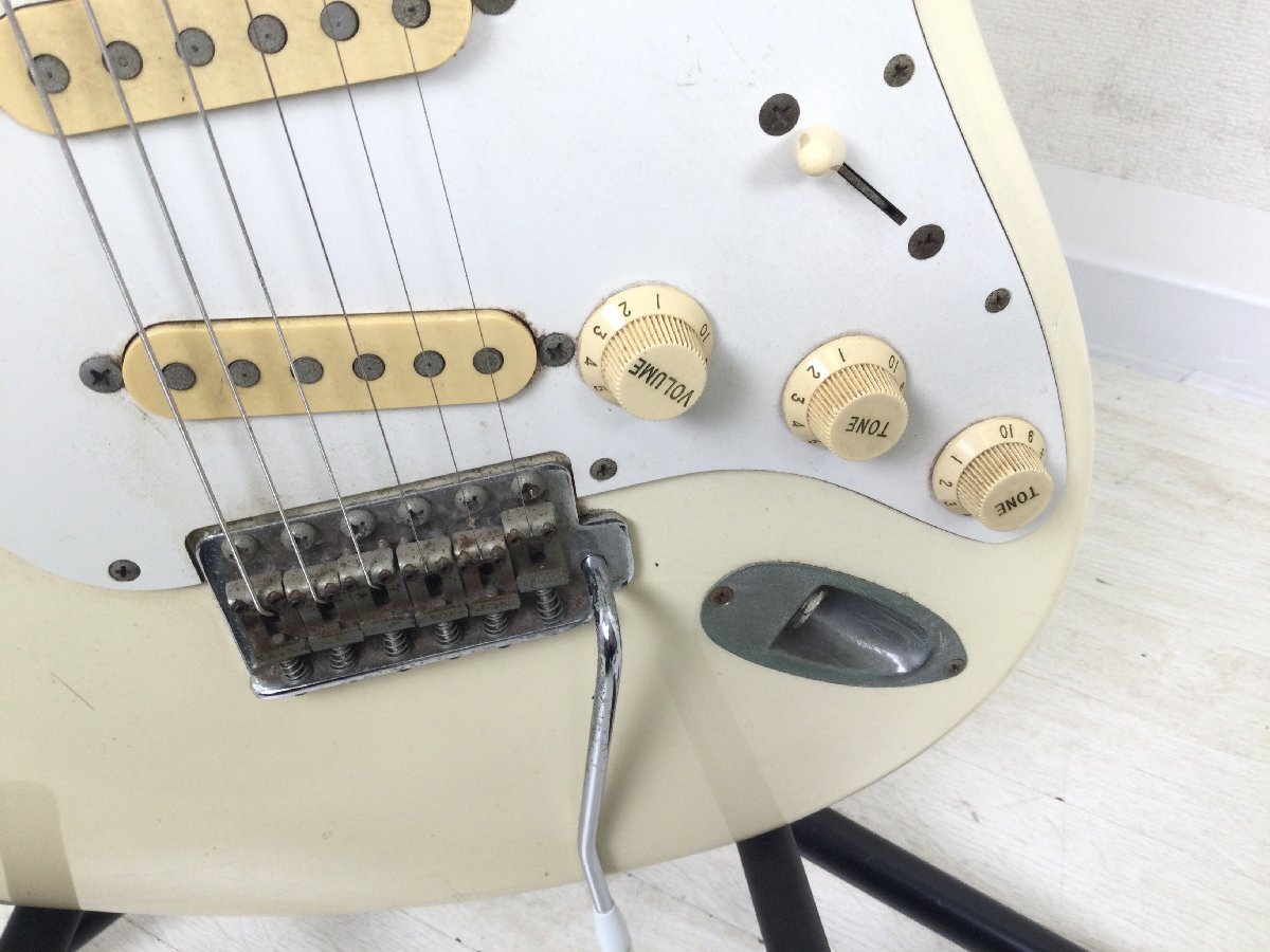1203 Fender Japan フェンダー STRATOCASTER エレキギター ホワイト 弦楽器の画像6