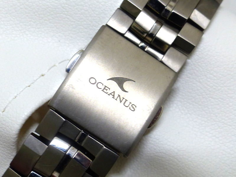 【584】 極美品 CASIO カシオ OCEANUS オシアナス マンタ OCW-S5000AP-2AJF チタン_画像7