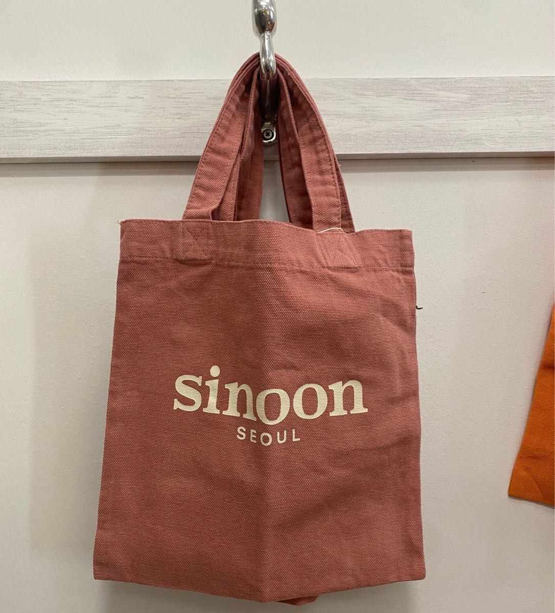 sinoon seoul mini eco bag トートバッグ エコバッグ ピンク sinoon seoul mini eco bag トートバッグ エコバッグ ピンク