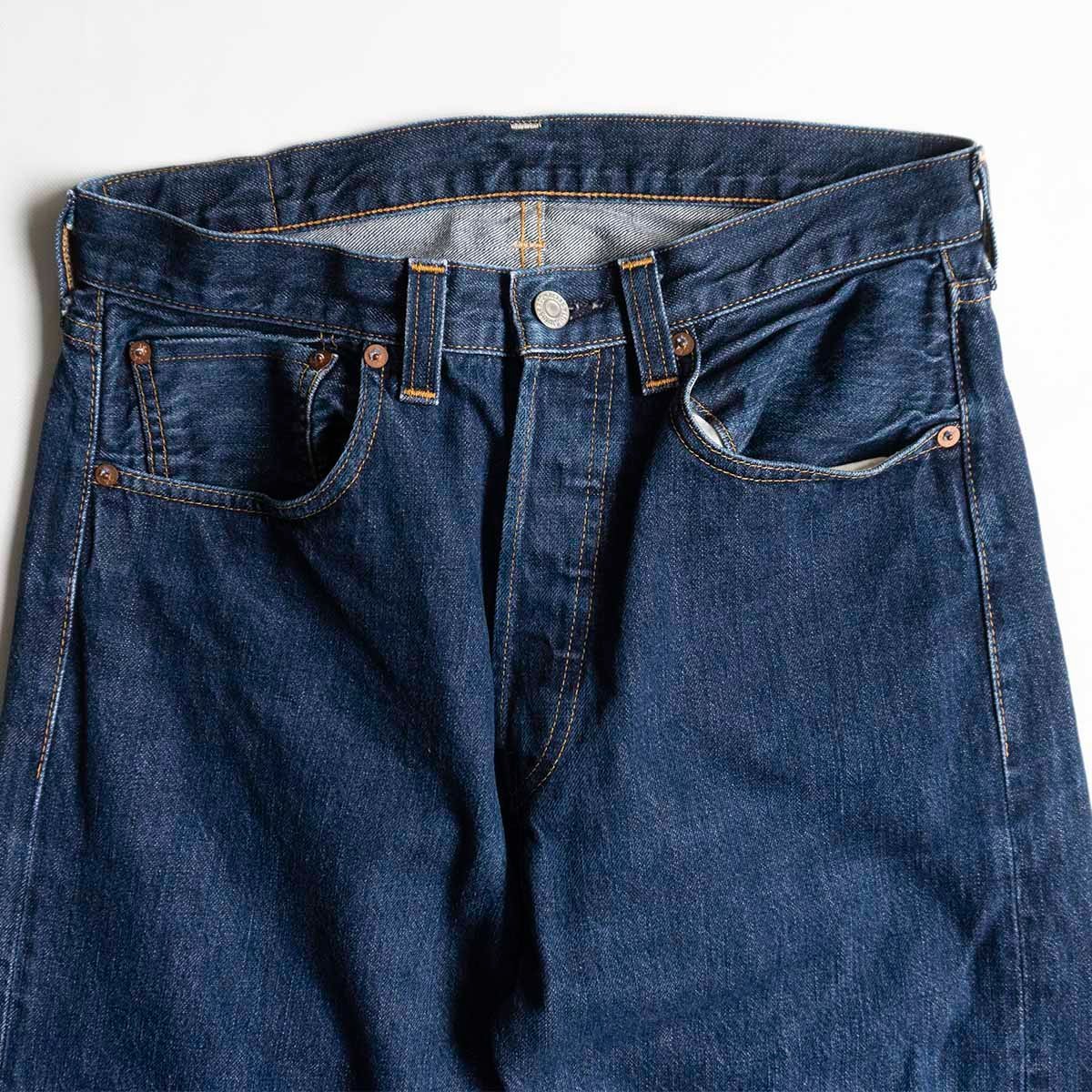 【アメリカ製】 LEVI'S VINTAGE CLOTHING【 47501/501XX BIG E デニムパンツ 】33×34 コーンデニム インディゴ wl 2403015_画像3