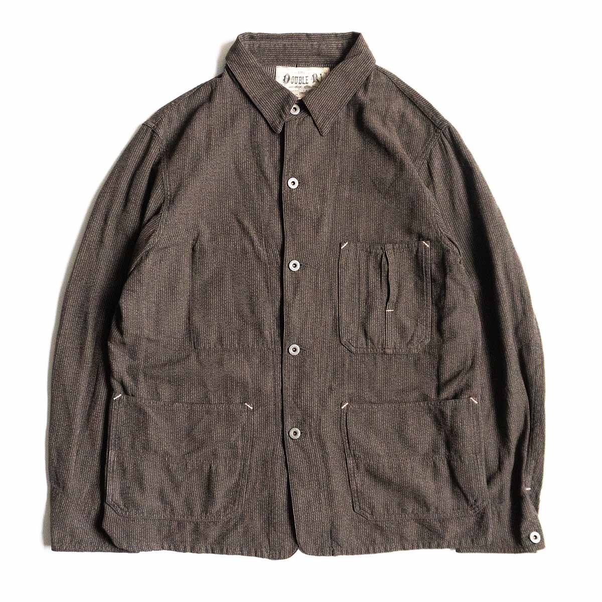 【極美品】 RRL 【STRIPE CHORE JACKET】L ストライプ カバーオール ジャケット 2403313_画像1